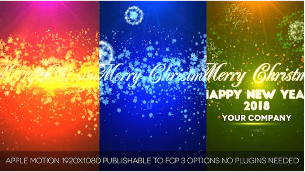 Merry Christmas | Free Template for FCPX