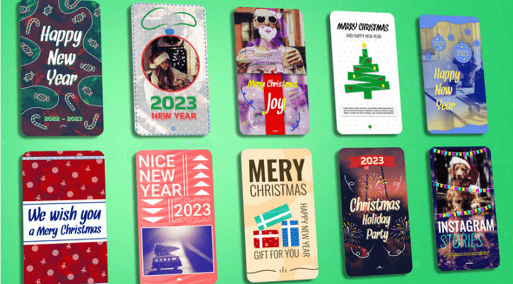 New Year & Christmas Stories | Free Templates for FCPX