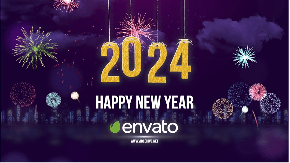 Happy New Year Wishes | Free Templates for FCPX