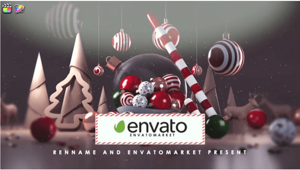 Christmas Logo | Free Logo for FCPX