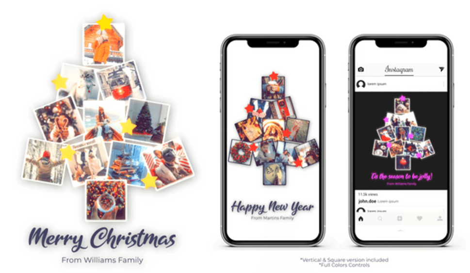 Christmas Tree Opener | Free Photo Slider for FCPX