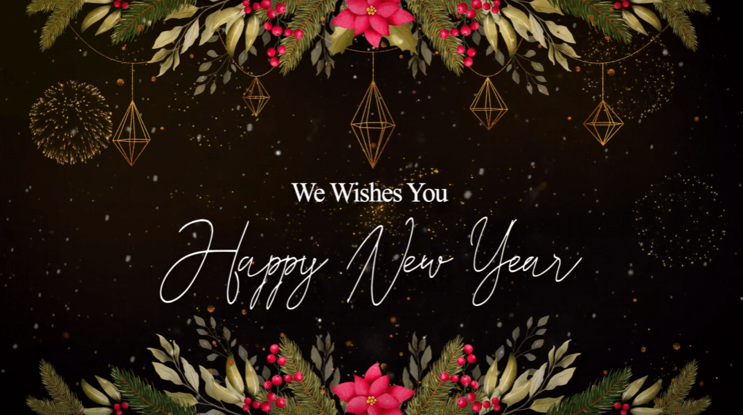 New Year Wishes, Greetings V2 | Free Template for After Effects