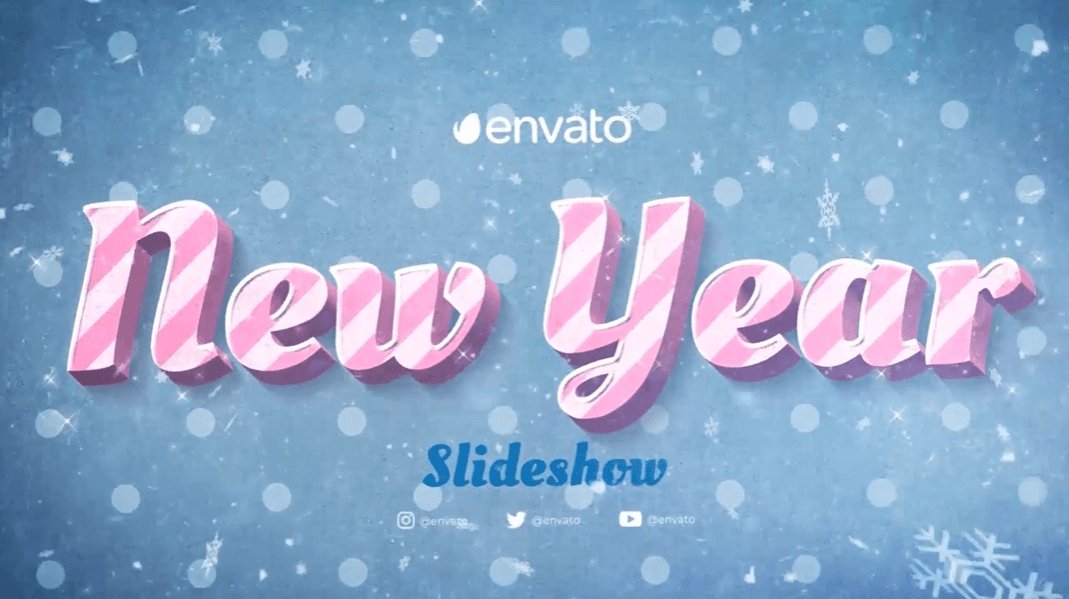 New Year Slideshow | Free Slideshow for After Effects