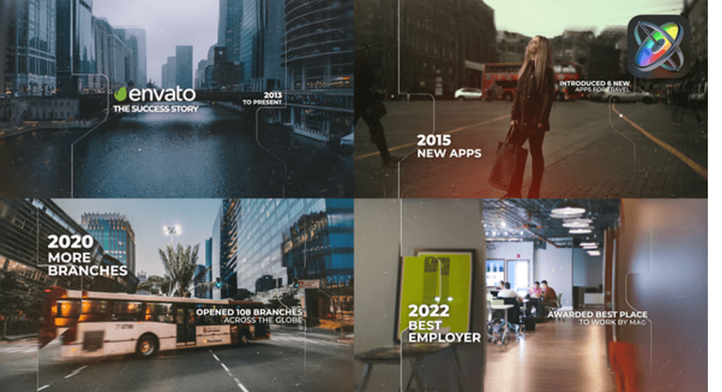 Parallax Timeline Apple Motion | Free Templates for FCPX