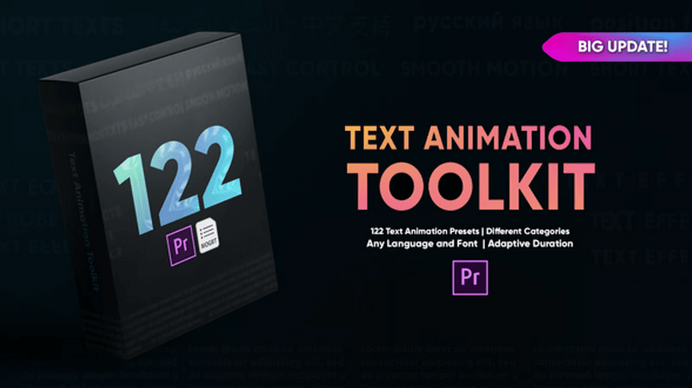 Text Animation Toolkit | Free Template for Premiere Pro -
