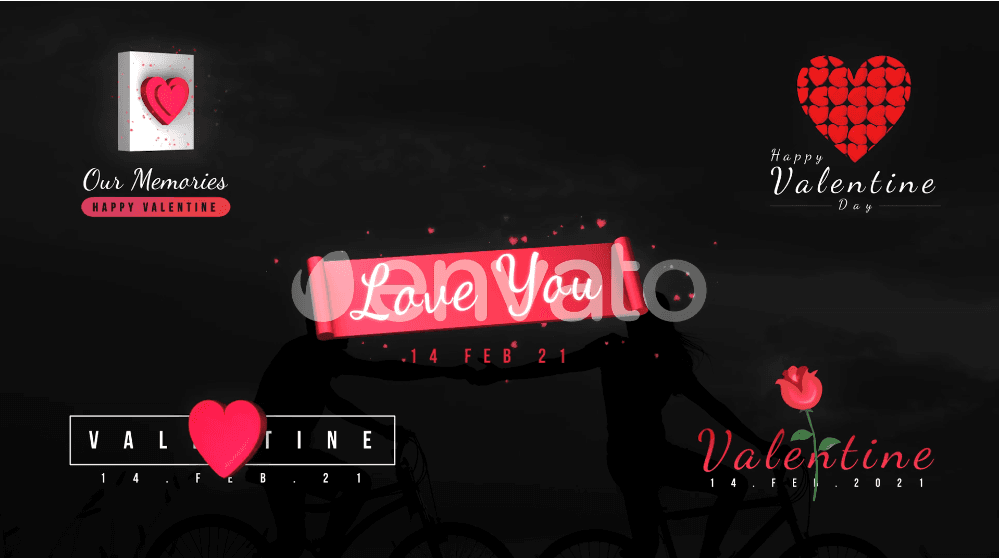 Valentines Day Titles | Free templates for FCPX