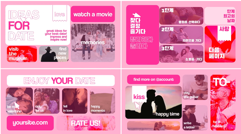 Valentine’s Day for FCPX | Free templates for FCPX