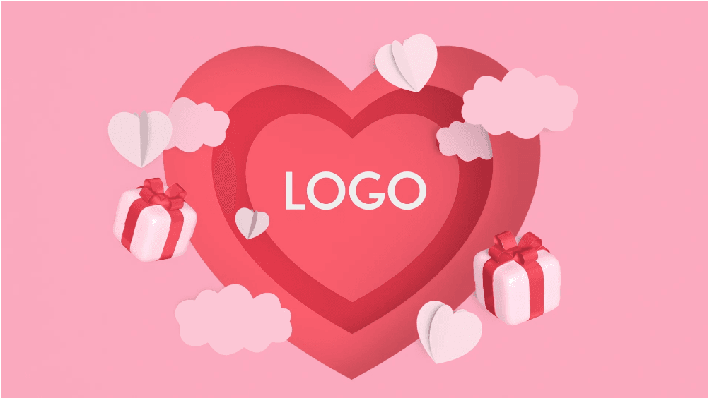 Valentine’s Day LOGO & Promo | Free templates for FCPX