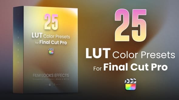 25 Premium LUTs pack | Free templates for FCPX