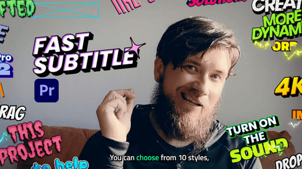 Fast Subtitle Free Pack for Premiere Pro