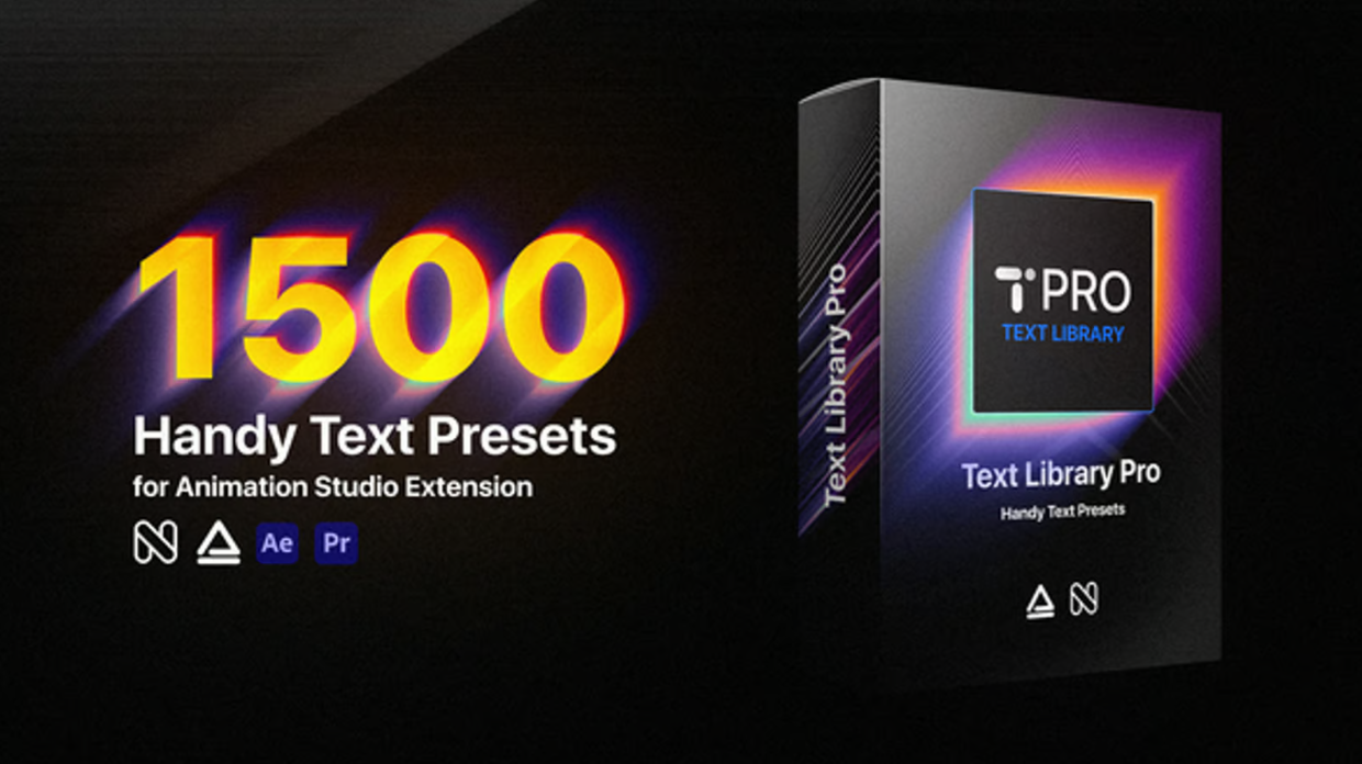Text Library – Handy Text Animations | Free Titles for After Effects