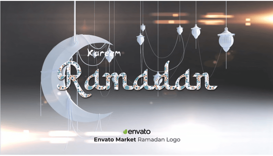 Unique Ramadan Logo | Free templates for Davinci Resolve