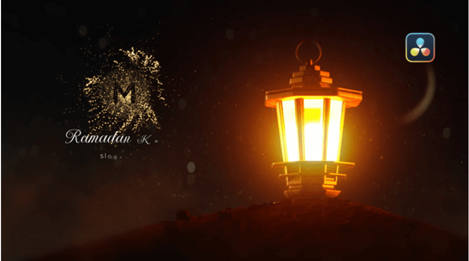 Ramadan Greeting Logo | Free templates for Davinci Resolve