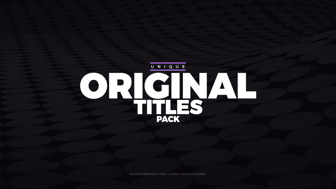 Animated Text Animation | Free Titles for After Effects