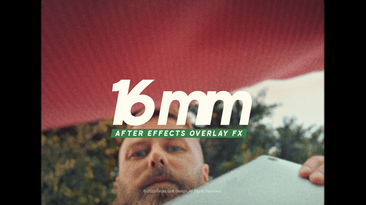 16mm Film Overlay Effect | Free Overlays for After Effects