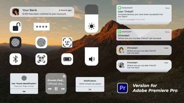 Phone UI Interface Elements | FREE UI Interface for After Effect